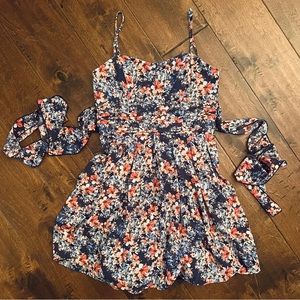 EMERALD SUNDAE • Spaghetti Strap Tulle Fit + Flare Short Party Dress • 3 (small)